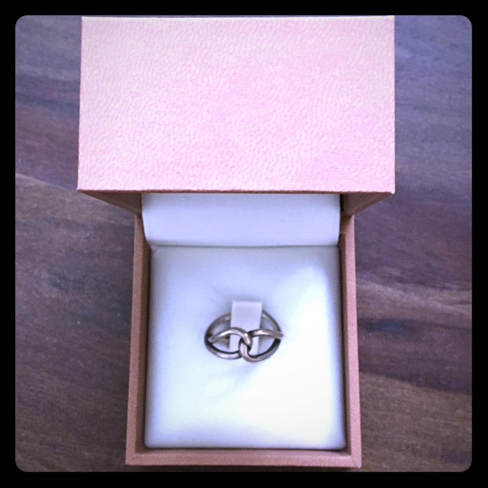 Silver Loop Ring - image 1